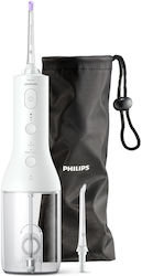 Philips Воден Иригатор с Калъф за Пътуване HX3826/31 Бял