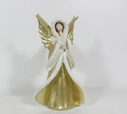 Zaros Christmas Figure Cherub Gold