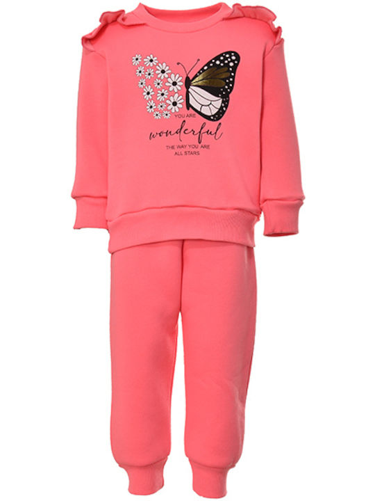 All Stars Kids Sweatpants Set Fuchsia 2pcs