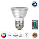 GloboStar Смарт крушка LED 3W за фасунга E27 и форма MR16 RGB 240лм Димируем