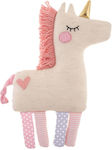 Stephen Joseph Plush Unicorn Flatsies Luna 30 cm.