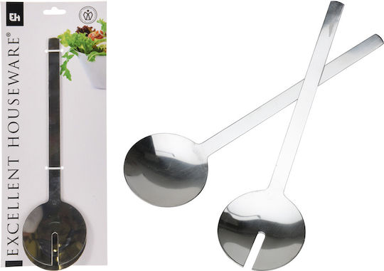 Excellent Houseware Set 2 Bucăți Vaze Utilizare Generală cu Capac din Oțel Inoxidabil 2 Bucăți
