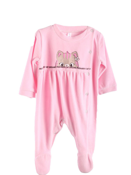 Dreams Baby Bodysuit Velvet Pink