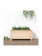 vidaXL Planter Box Lemn Maro 82.5x40x39cm.