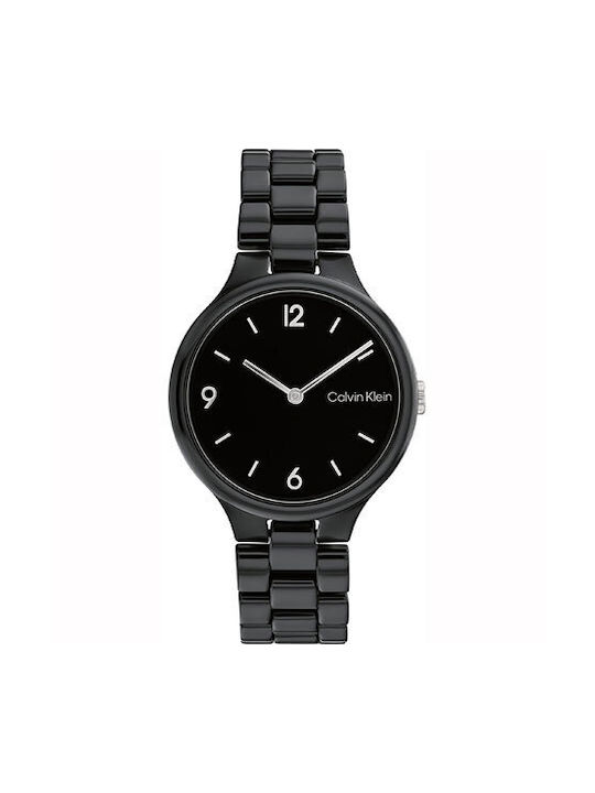 Calvin Klein Uhr mit Schwarz Metallarmband