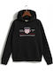 Kids Sweatshirt with Hood and Pockets Black SHIELD