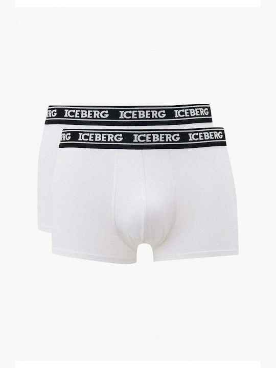 Iceberg Herren Boxershorts Weiß 2Packung