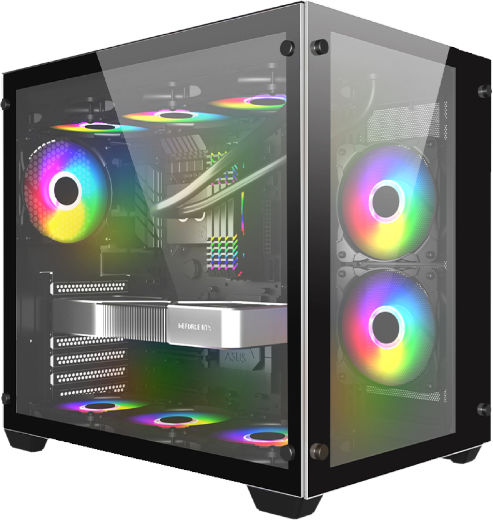 Vengeance Viper-V1 Gaming Desktop PC (Ryzen 5-5500/16GB DDR4/512GB SSD/GeForce RTX 4060/No OS)