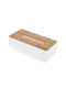Orion Wooden Tissue Holder Brown 26x13x8cm 170455780