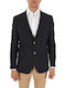 Men's Winter Suit Jacket Blue