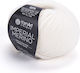 YarnArt Imperial Merino Wool White 100m 50gr