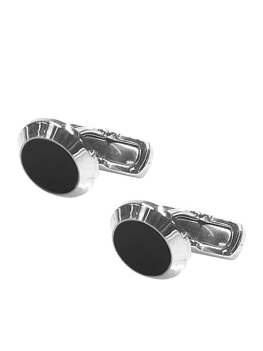 Metallic Cufflinks Black