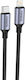 Foneng X95 Geflochten USB-C zu Lightning Kabel 20W Gray 1.2m (053440)