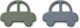 Liewood Teething Relief made of Silicone for 0 m+ 2pcs