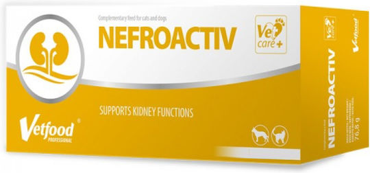 Vetfood Nefroactiv Συμπλήρωμα Διατροφής Σκύλου και Γάτας 5gr για Ουροποιητικό/ Νεφρά