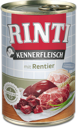 Rinti Hrană Umedă pentru Câini Seniori în Conservă cu Carne fără Cereale 800gr