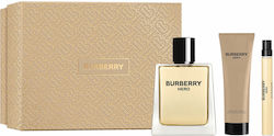 Burberry Hero Мъжки Комплект с Eau de Toilette 3бр Burberry Hero Мъжки Комплект с Eau de Toilette 3бр