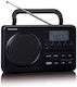 Lenco MPR-035 Portable Radio Electric / Battery Black