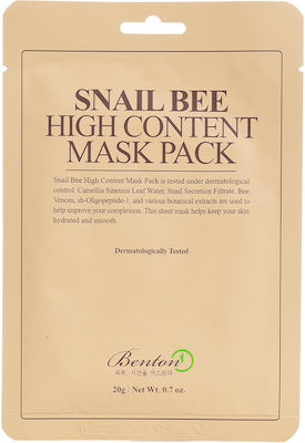 Benton Snail Bee Gesichtsmaske für das Gesicht 1Stück 20ml