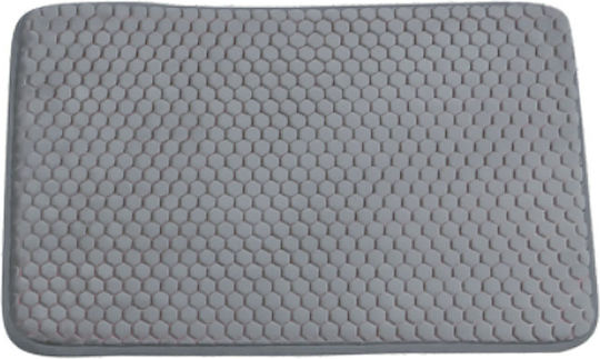 Bathlux Non-Slip Bath Mat Cotton 10222 Grey 75x45cm