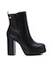 Xti Women's Ankle Boots with High Heel Black