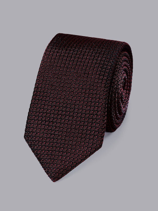 Charles Tyrwhitt Silk Men's Tie Monochrome Purple