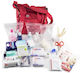 Erste-Hilfe-Tasche mit Equipment