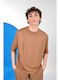 T-shirt Καμηλό
