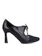 Desiree Shoes Leather Black Heels