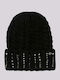 Beanie Unisex Beanie Knitted in Black color