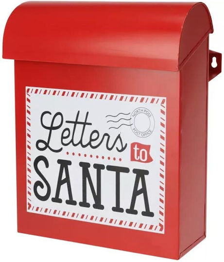 Christmas Metal Figure Mailbox Red Height 29cm Mailbox Letters