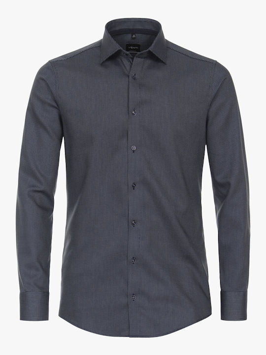 Casa Moda Langärmlig Hemd Marineblau