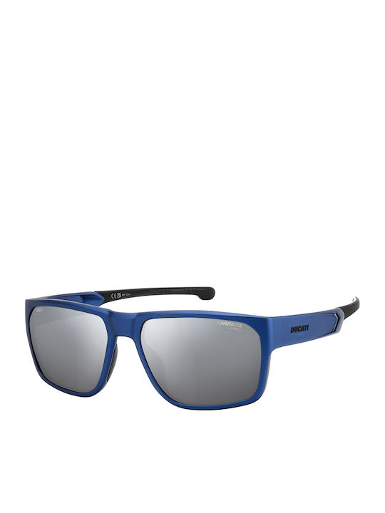 Carrera Unisex Γυαλιά Ηλίου με Μπλε Κοκκάλινο Σκελετό και Γκρι Καθρέφτη Φακό 029/S TZQ/T4