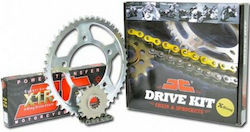 JT Sprockets Σετ Γρανάζια Αλυσίδα για Honda Transalp