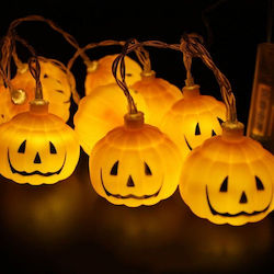 Γιρλάντα για Party Halloween σε Πορτοκαλί χρώμα 4τμχ