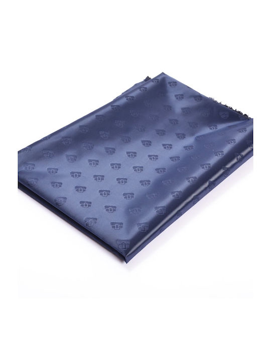 Handibrand Clothing Fabric Satin 140x100cm Blue