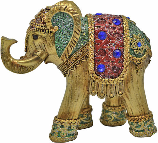 Ankor Dekorativer Elefant aus Polyresin 13x5.5x12cm 1Stück