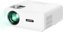 BlitzWolf BW-V5 Proiector Full HD Lampă LED cu Boxe Incorporate White