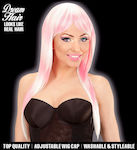 Carnival Wig Straight Pink 04524