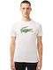 Lacoste Herren T-Shirt Kurzarm Weiß