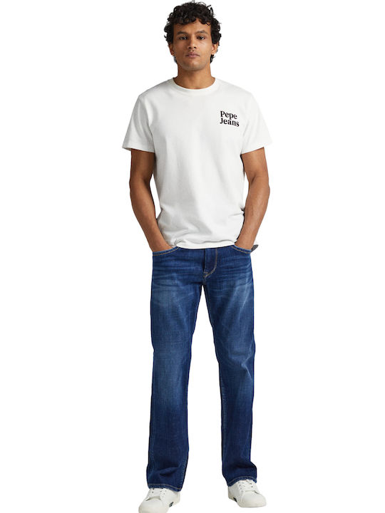 Pepe Jeans Pantaloni de Bărbați din Jean Albastru