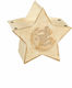 Novaker Novaker Baptism Cloth Box Star Made of Wood
