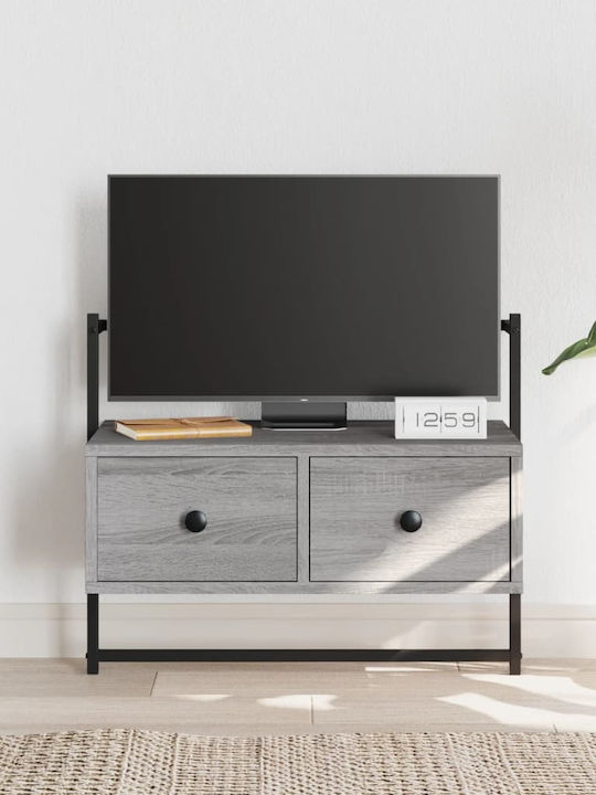 Mobilier TV din lemn Επιτοίχιο Gri Sonoma Μ60.5xΠ30xΥ51cm