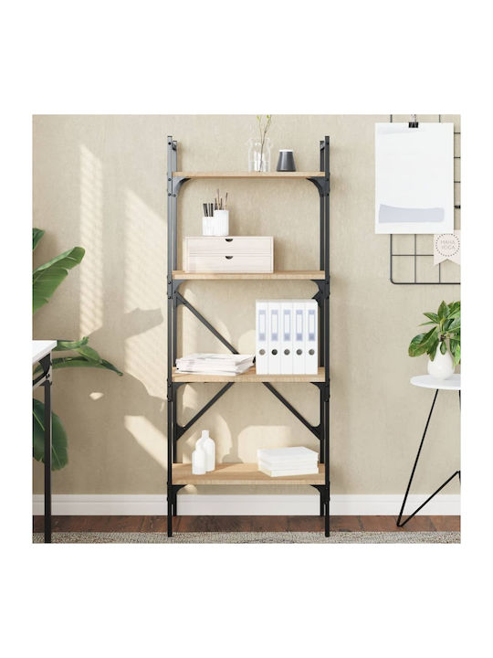 Bookcase Coffee 56x31.5x138.5cm