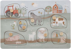 Holz Kinder Steckpuzzle Farm 7pcs Little Dutch