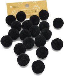 Handibrand Pom Pom Handwerk Schwarz