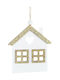 Bizzotto Christmas Wooden House Ornament