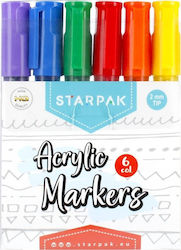 Starpak Ακρυλικός Μαρκαδόρος Πολύχρωμος