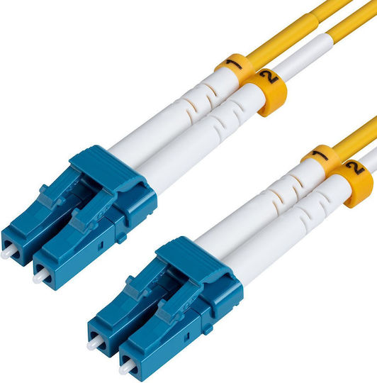 Microconnect Optische Faser Ethernet-Netzwerkkabel 3m Gelb 1Stück