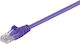 Microconnect U/UTP Cat.5e (Gigabit) Καλώδιο Δικτύου Ethernet 0.25m Μωβ